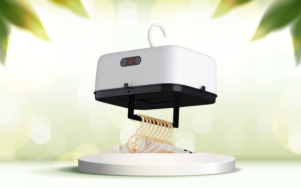 Scopri l’asciugatrice portatile compatta: asciuga ovunque, risparmia spazio e tempo
