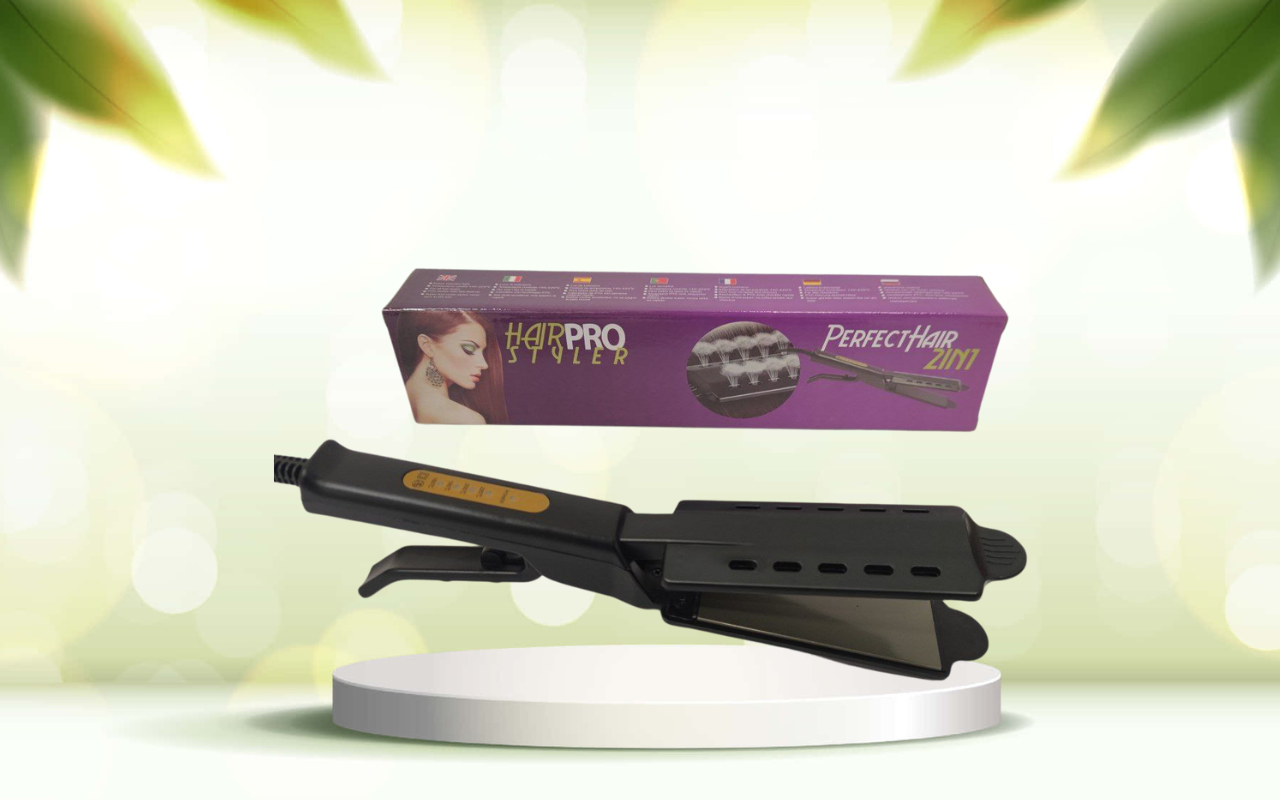 Scopri la piastra 2 in 1 Hair Pro Style per capelli lisci e asciutti in un attimo
