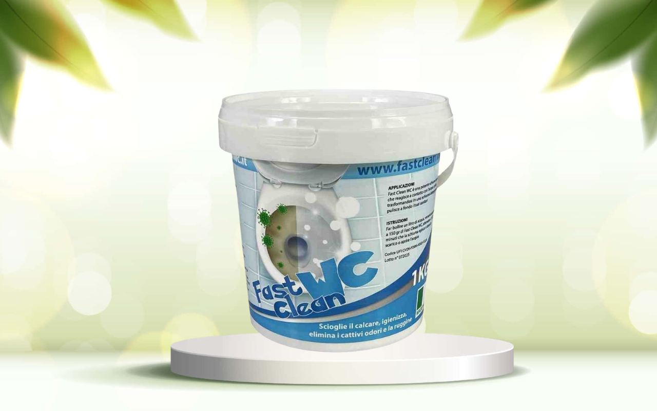 Scopri come eliminare calcare e ruggine dal WC senza strofinare con Fast Clear WC